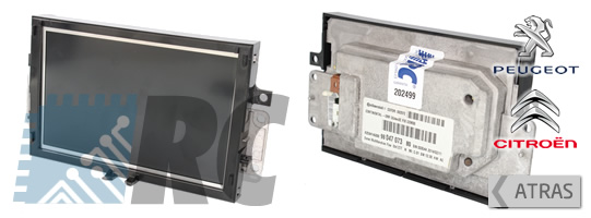 reparacion pantalla multifuncion navegador citroen y peugeot